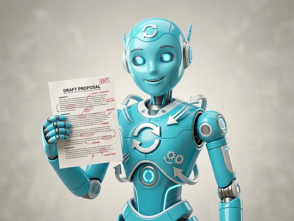 Illustrated portrait of the Revision Assistant AI co-worker